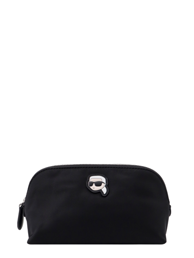 Shop Karl Lagerfeld Beauty Case In Black