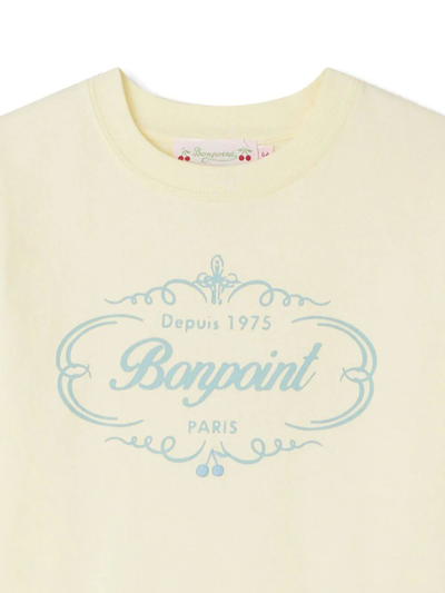 Shop Bonpoint T-shirt Thida In Yellow Light