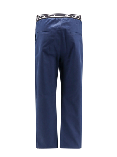 Shop Marni Trouser In Blue