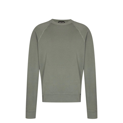 Shop Tom Ford Crewneck Sweatshirt In Gray