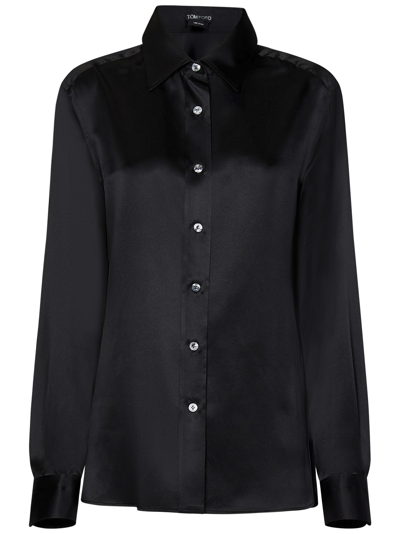 Shop Tom Ford Shirt In Black