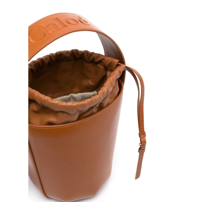 Shop Chloé Busket Bag In Brown