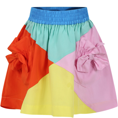 Shop Stella Mccartney Multicolor Skirt For Girl