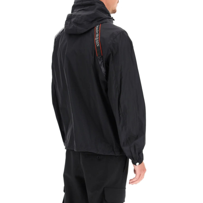 Shop Alexander Mcqueen Harness Windbreaker In Black