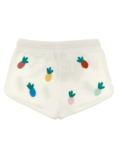 Shop Stella Mccartney Embroidery Shorts In White