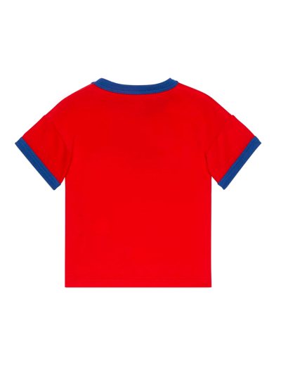 Shop Gucci Baby Original 1921 Cotton T-shirt In Rosso