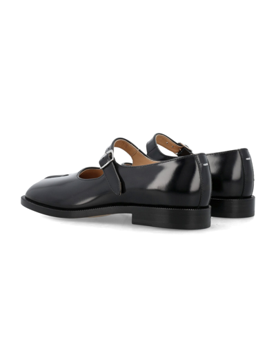 Shop Maison Margiela Tabi Mary-jane Shoes In Black