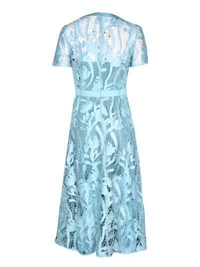 Shop Self-portrait Lace Light Blue Dress