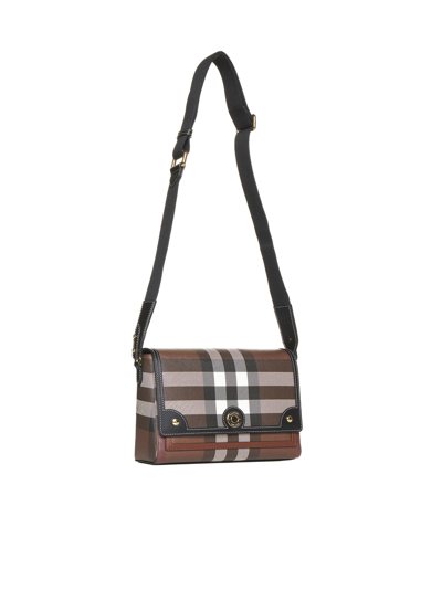Shop Burberry Shoulder Bag In Dark Birch Brown
