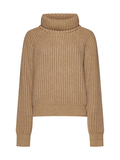 Shop Khaite Sweater In Camel