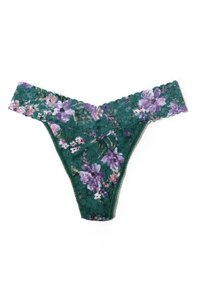 Shop Hanky Panky Print Original Rise Thong In Flowers In Your Hair