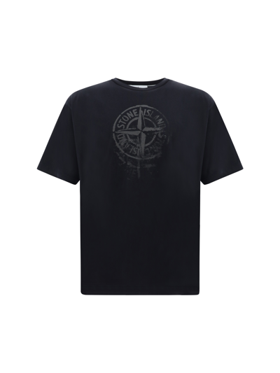 Shop Stone Island T-shirt In Nero