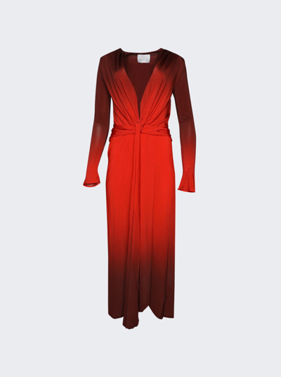 Shop Johanna Ortiz Mito De La Selva Dress In Red