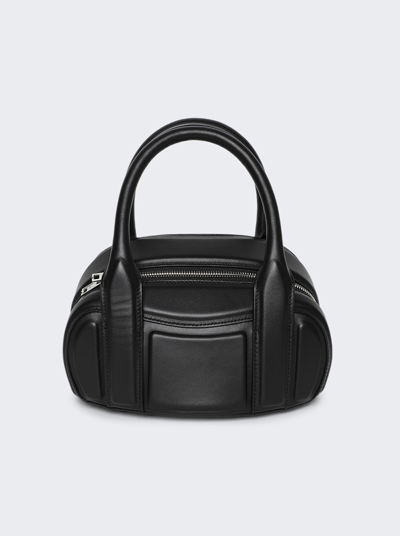 Alexander Wang Black Nappa Leather Roc Small Handbag In Black