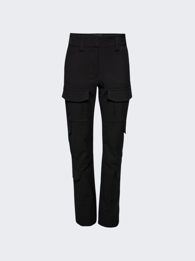 Shop Givenchy Cargo Boot Cut Pant In Black