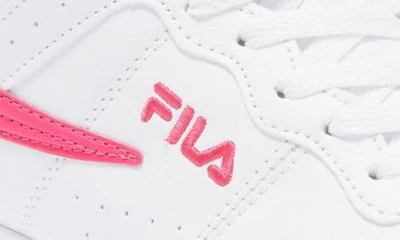 Shop Fila Vulc 13 Sneaker In White/ Pglo/ White
