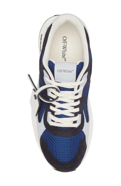 Shop Off-white Kick Off Sneaker In Dark Blue Light Blue