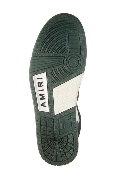 Amiri Men's Skel Leather And Suede High-top Sneakers In Green