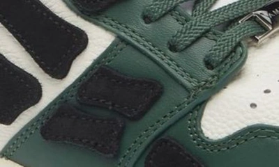 Amiri Men's Skel Leather And Suede High-top Sneakers In Green