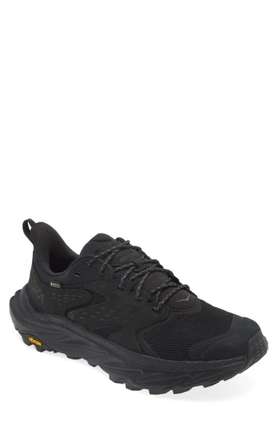 Shop Hoka Anacapa 2 Gore-tex® Waterproof Hiking Shoe In Black / Black