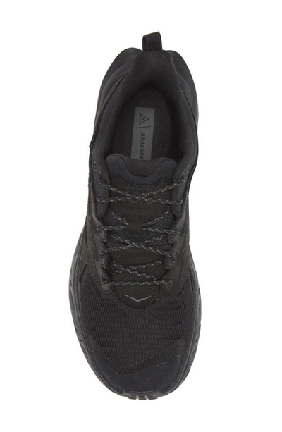 Shop Hoka Anacapa 2 Gore-tex® Waterproof Hiking Shoe In Black / Black