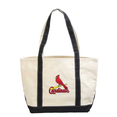 Shop Logo Brands St. Louis Cardinals Canvas Tote Bag In Red
