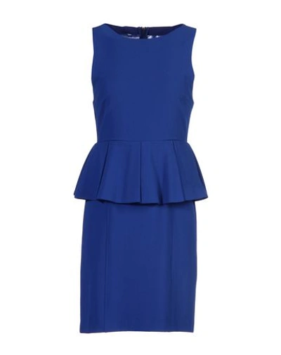 Alice And Olivia Short Dress In Bright Blue