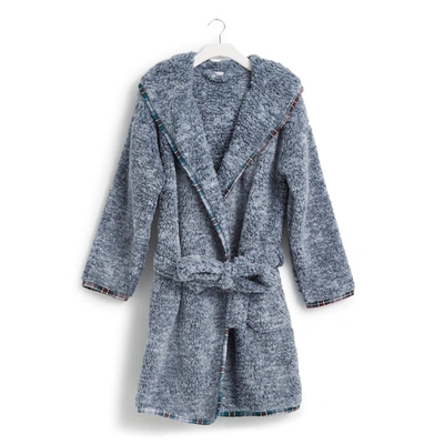 Shop Vera Bradley Fluffy Fleece Robe In Grey