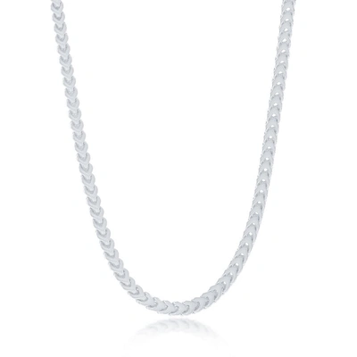 Simona Franco Chain 3mm Sterling Silver Or Gold Plated Over Sterling Silver 22" Necklace In Gold