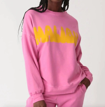 Shop Electric & Rose Atlas Sweatshirt In Malibu Pink