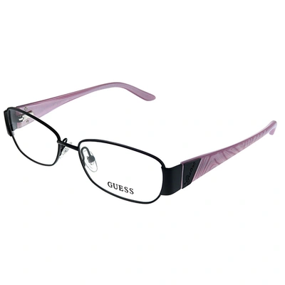 Shop Guess Gu 2307 Blk 52mm Unisex Rectangle Eyeglasses 52mm In Black