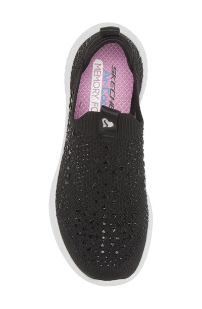 Shop Skechers Kids' Ultra Flex 3.0 Slip-on Sneaker In Black