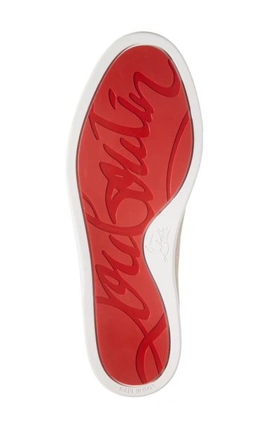 Shop Christian Louboutin Varsiboat Slip-on Sneaker In Goose