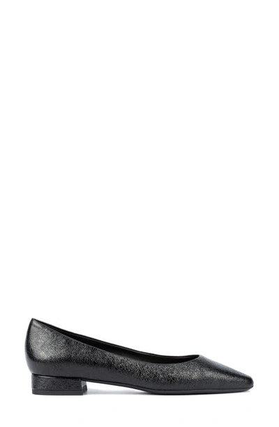 Shop Aquatalia Penina Pointed Toe Flat In Black