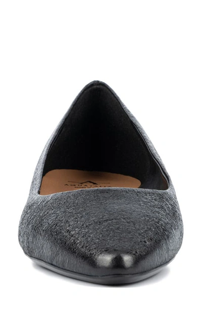 Aquatalia Marcella Fabric Ballerina Flats In Black