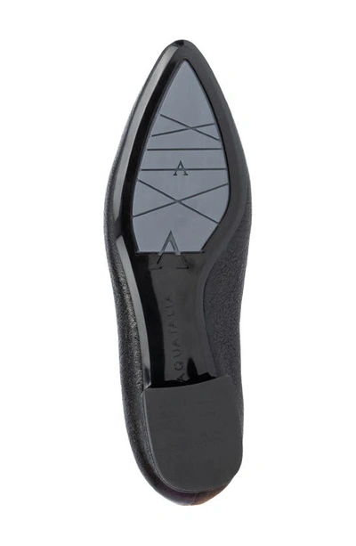 Aquatalia Marcella Fabric Ballerina Flats In Black