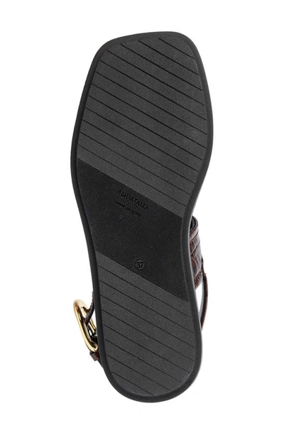Aquatalia Joni Slingback Sandal In Brown