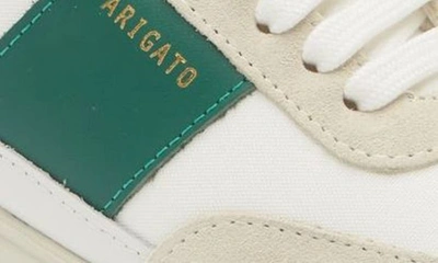 Shop Axel Arigato Genesis Runner Sneaker In White/ Kale Green