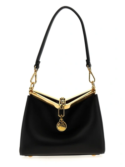 Shop Etro Vela Shoulder Bags Black