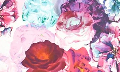Shop Catherine Catherine Malandrino 'fumi' Floral Print Shift Dress In Prism Garden