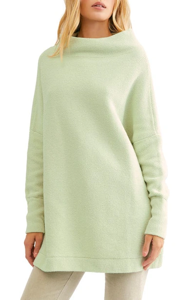 Shop Free People Ottoman Slouchy Tunic In Honeydew
