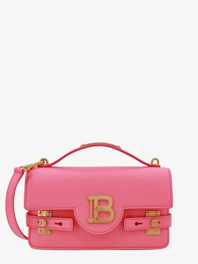 Shop Balmain Woman B Buzz 24 Woman Pink Handbags