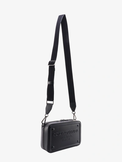 Shop Dolce & Gabbana Man Shoulder Bag Man Black Shoulder Bags
