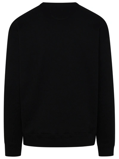 Shop Ferrari Man  Black Cotton Sweatshirt
