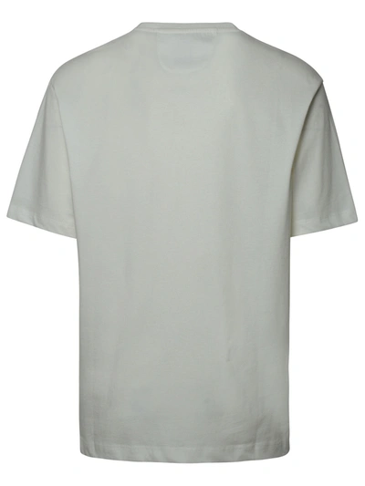 Shop Ferrari White Cotton T-shirt Man