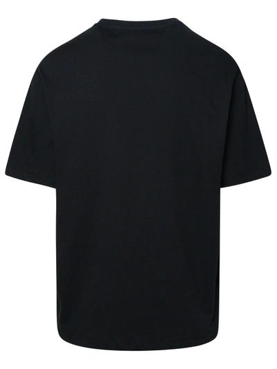 Shop Ferrari Black Cotton T-shirt Man