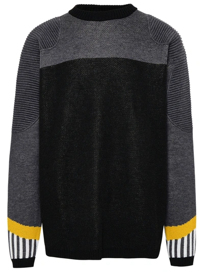 Shop Ferrari Black Wool Sweater Woman