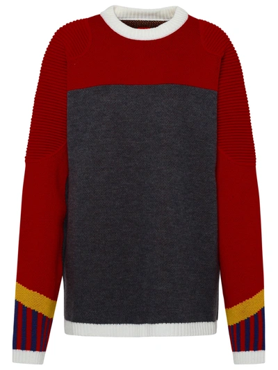 Shop Ferrari Woman  Red Wool Sweater