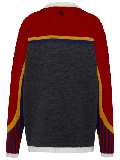 Shop Ferrari Red Wool Sweater Woman