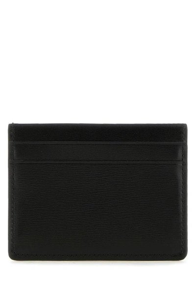 Shop Jil Sander Woman Black Leather Card Holder